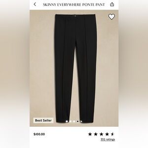 Banana Republic Women’s Skinny Everywhere Ponte Pant